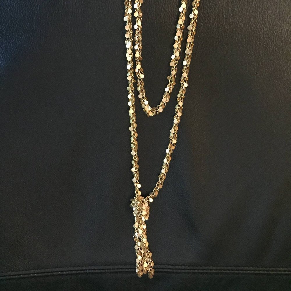 NWOT Double strand Gold-tone Necklace from Anthropologie